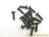 15 LES PAUL PICKGUARD SCREWS BLACK